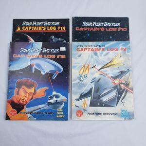 (4) Star Fleet Battle Captains Log Bundle